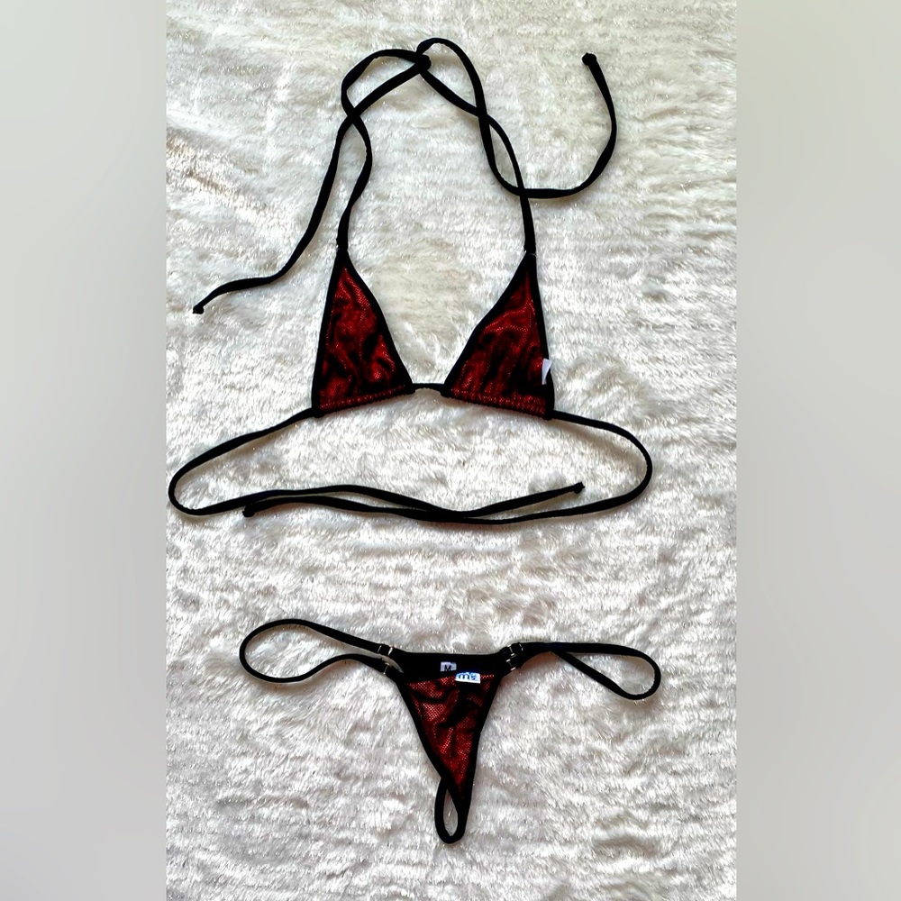 Metallic Malibu Strings Bikini